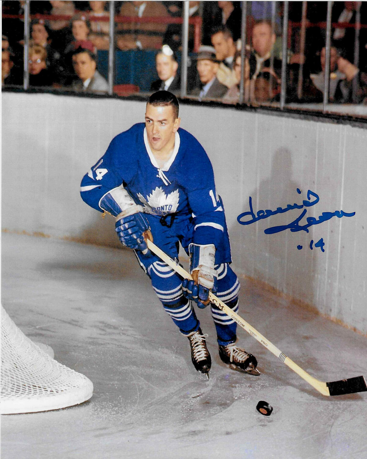 Dave Keon autographed 8x10 photo