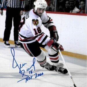 Denis Savard autographed 8x10