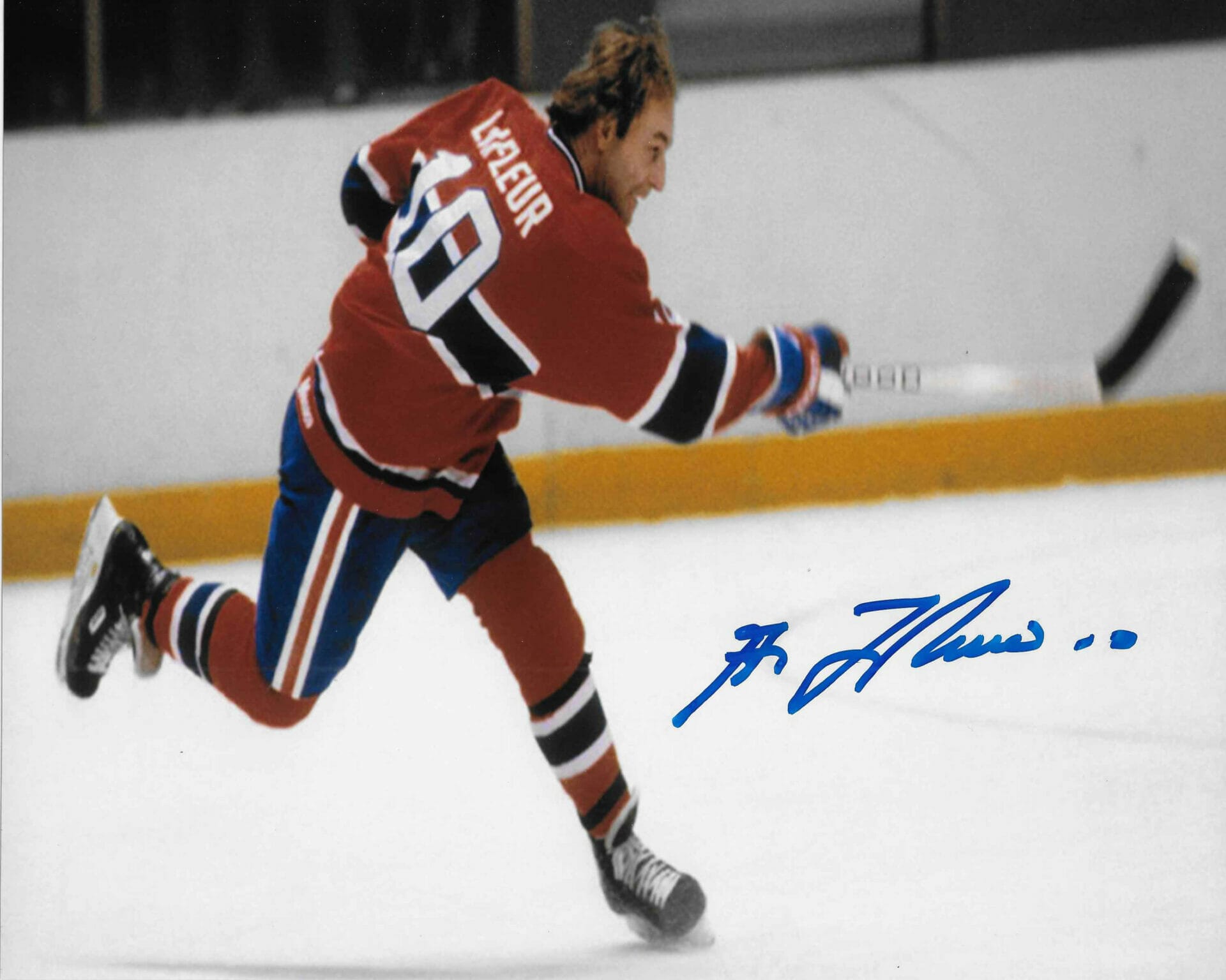 Guy Lafleur autographed 8x10 photo