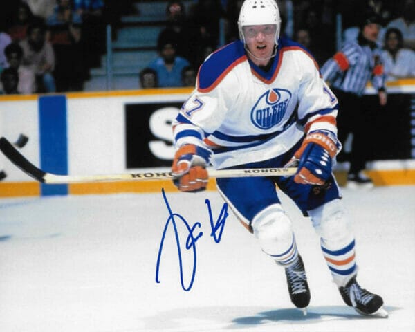 Jari Kurri autographed 8x10 photo