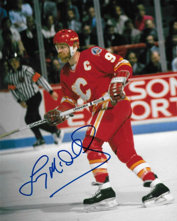 Lanny Mcdonald autographed 8x10 photo