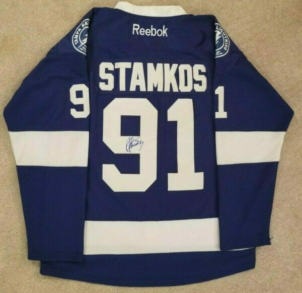 Steven Stamkos Signed Tampa Bay Lightning Jersey Autographed
